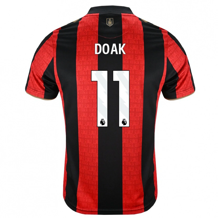 Danxen Dámské Ben Gannon-Doak #11 Zlatavě Rudá Červená Černá Domů Hráčské Dresy 2026/27 Dres