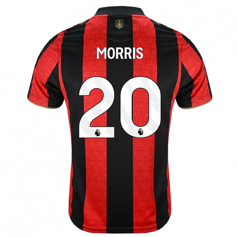 Danxen Dámské Caitlin Morris #20 Zlatavě Rudá Červená Černá Domů Hráčské Dresy 2026/27 Dres