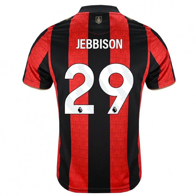 Danxen Dámské Daniel Jebbison #29 Zlatavě Rudá Červená Černá Domů Hráčské Dresy 2026/27 Dres