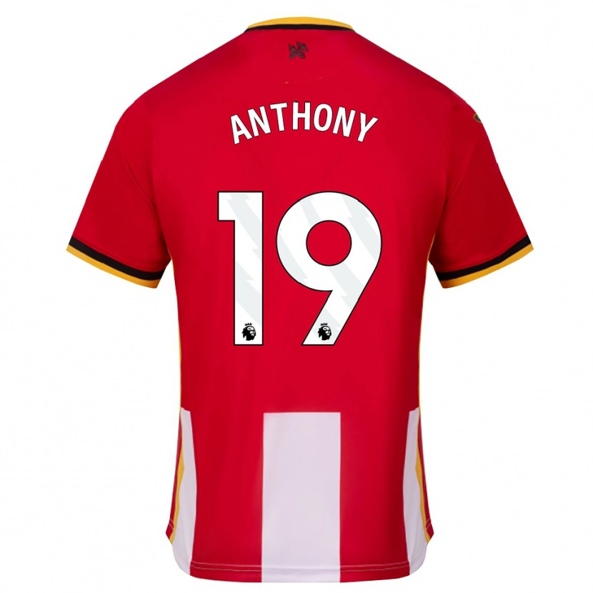 Danxen Dámské Jaidon Anthony #19 Žlutá Černá Červená Domů Hráčské Dresy 2026/27 Dres