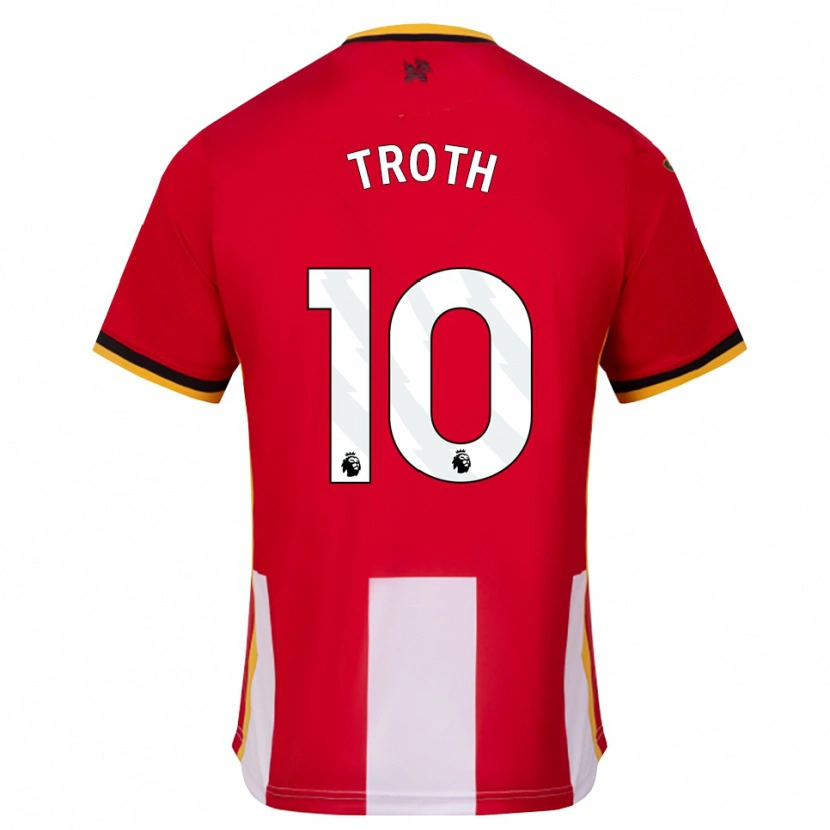 Danxen Dámské Sophie Troth #10 Žlutá Černá Červená Domů Hráčské Dresy 2026/27 Dres