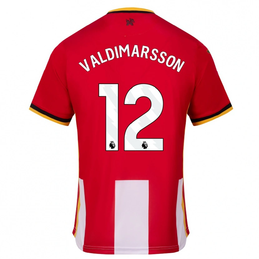 Danxen Dámské Hákon Valdimarsson #12 Žlutá Černá Červená Domů Hráčské Dresy 2026/27 Dres