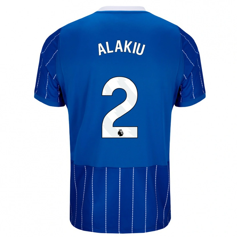Danxen Dámské Isaiah Alakiu #2 Středně Modrá Bílá Domů Hráčské Dresy 2026/27 Dres