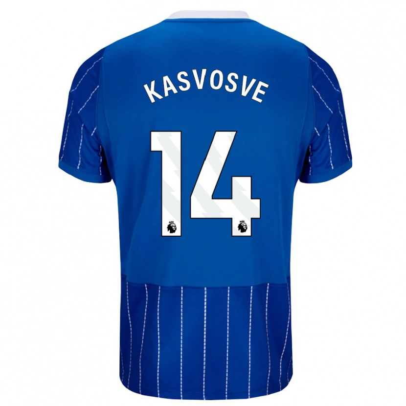 Danxen Dámské Henry Kasvosve #14 Středně Modrá Bílá Domů Hráčské Dresy 2026/27 Dres