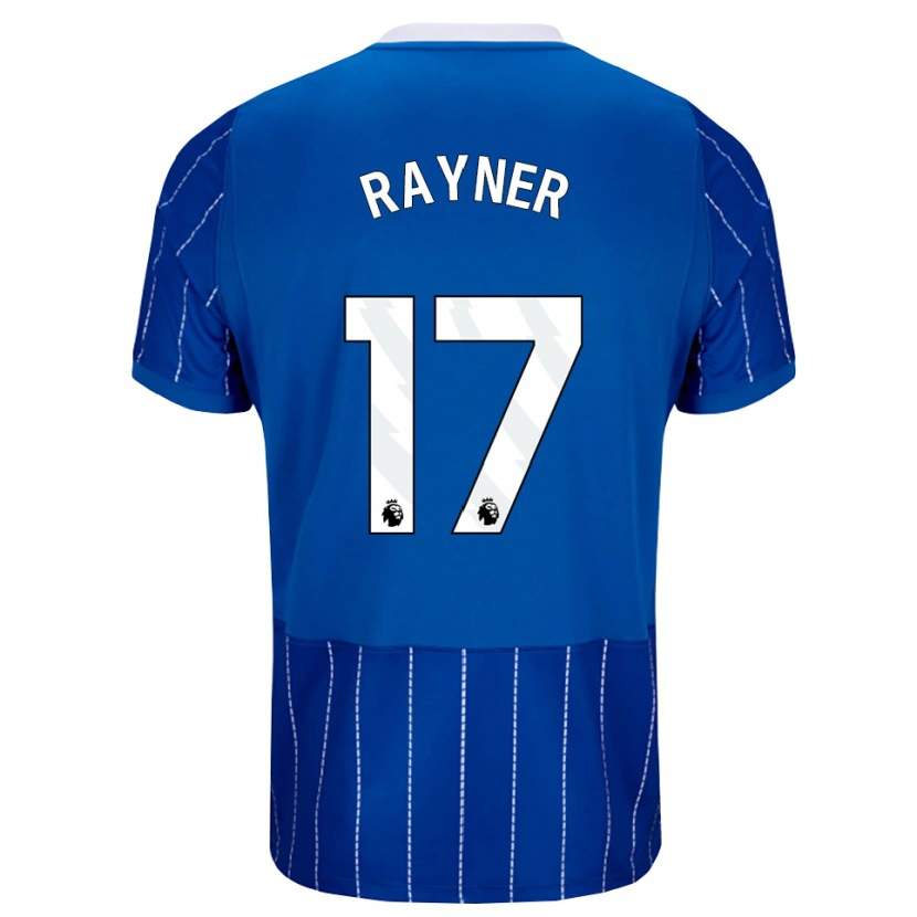 Danxen Dámské Bex Rayner #17 Středně Modrá Bílá Domů Hráčské Dresy 2026/27 Dres