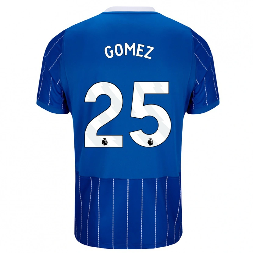 Danxen Dámské Diego Gómez #25 Středně Modrá Bílá Domů Hráčské Dresy 2026/27 Dres