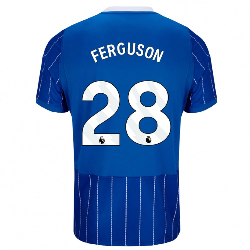 Danxen Dámské Evan Ferguson #28 Středně Modrá Bílá Domů Hráčské Dresy 2026/27 Dres