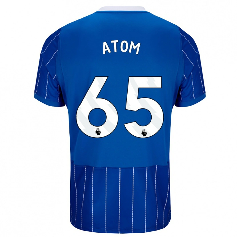 Danxen Dámské Noel Atom #65 Středně Modrá Bílá Domů Hráčské Dresy 2026/27 Dres