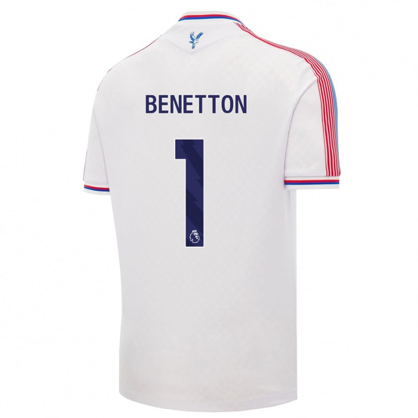 Danxen Dámské Lucca Benetton #1 Bílá Červená Modrá Domů Hráčské Dresy 2026/27 Dres