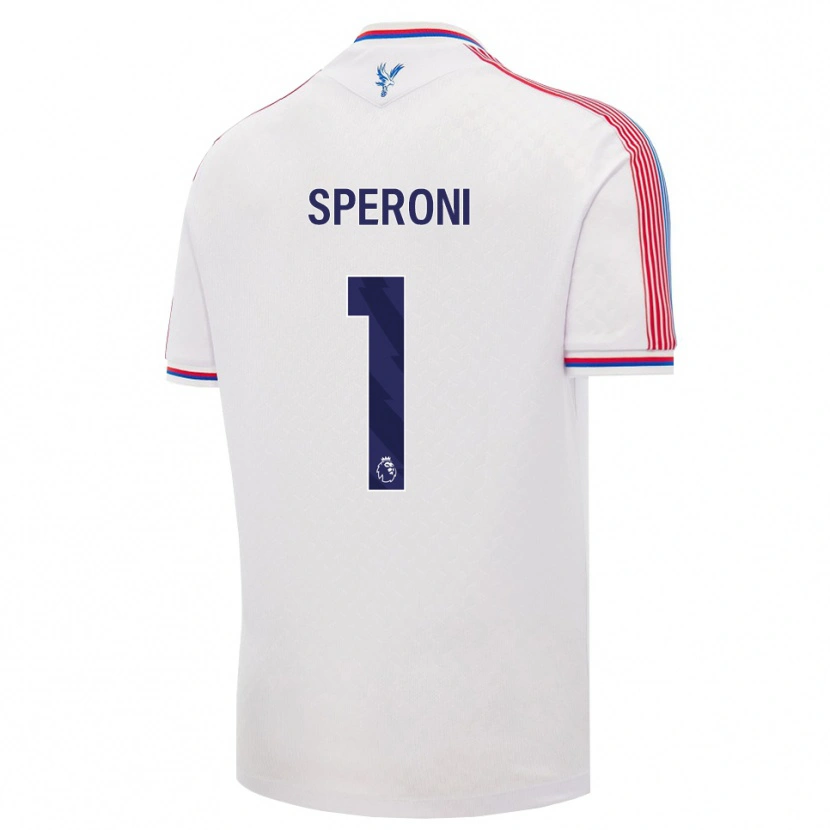 Danxen Dámské Thiago Speroni #1 Bílá Červená Modrá Domů Hráčské Dresy 2026/27 Dres