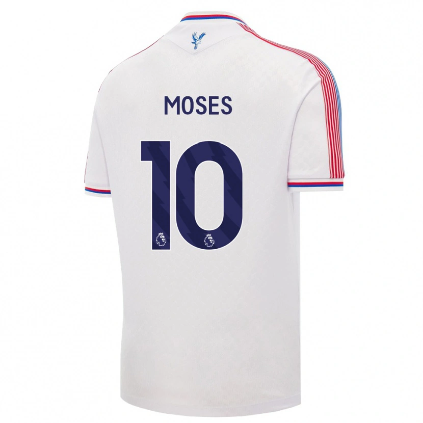 Danxen Dámské Kayden Moses #10 Bílá Červená Modrá Domů Hráčské Dresy 2026/27 Dres