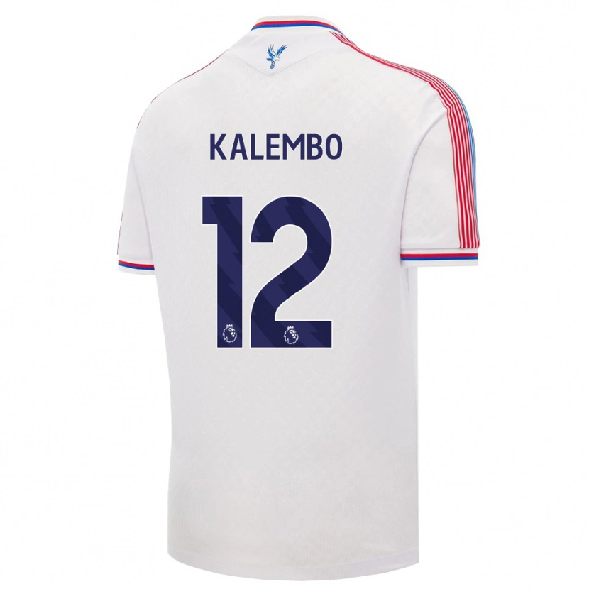 Danxen Dámské Nathanael Kalembo #12 Bílá Červená Modrá Domů Hráčské Dresy 2026/27 Dres