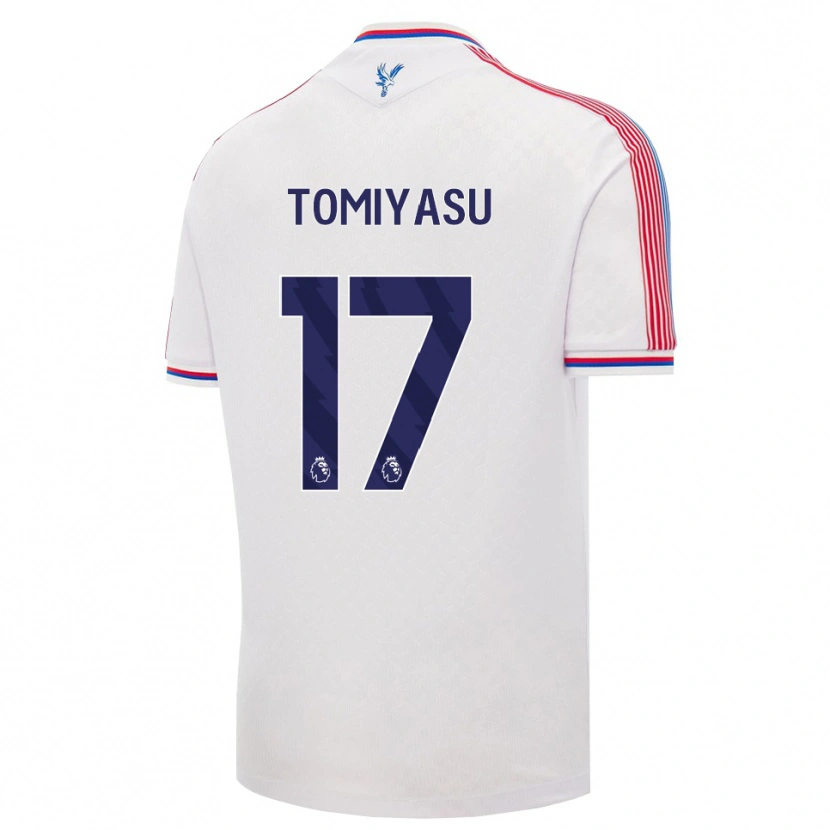 Danxen Dámské Takehiro Tomiyasu #17 Bílá Červená Modrá Domů Hráčské Dresy 2026/27 Dres