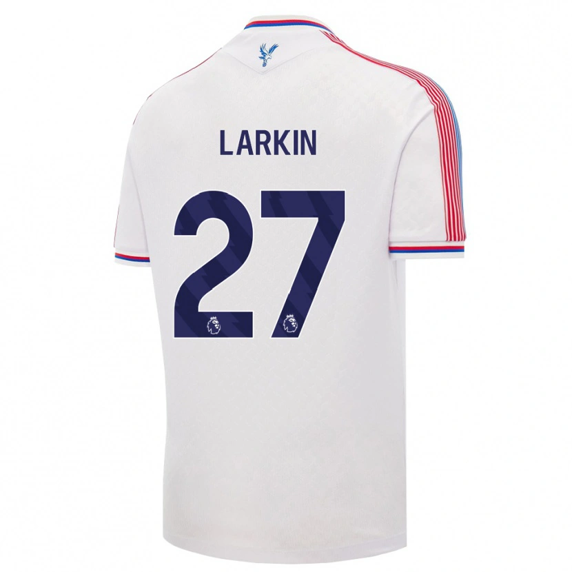 Danxen Dámské Abbie Larkin #27 Bílá Červená Modrá Domů Hráčské Dresy 2026/27 Dres