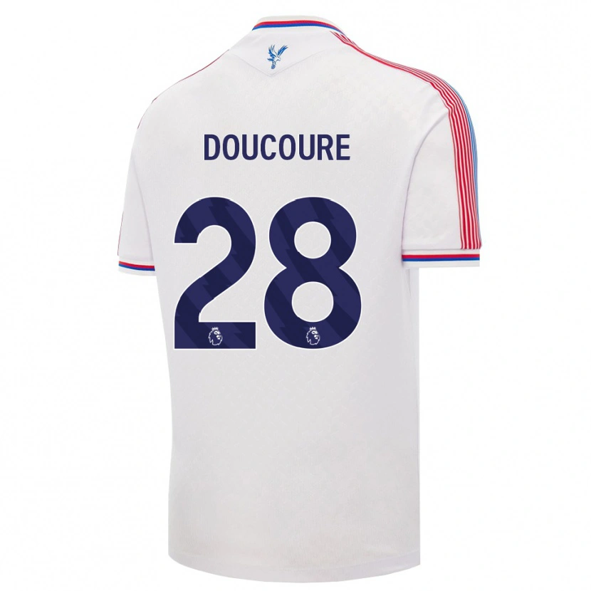 Danxen Dámské Cheick Doucouré #28 Bílá Červená Modrá Domů Hráčské Dresy 2026/27 Dres