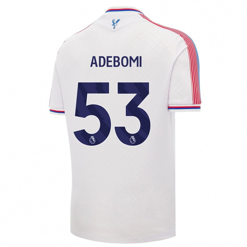 Danxen Dámské Ademola Ola Adebomi #53 Bílá Červená Modrá Domů Hráčské Dresy 2026/27 Dres