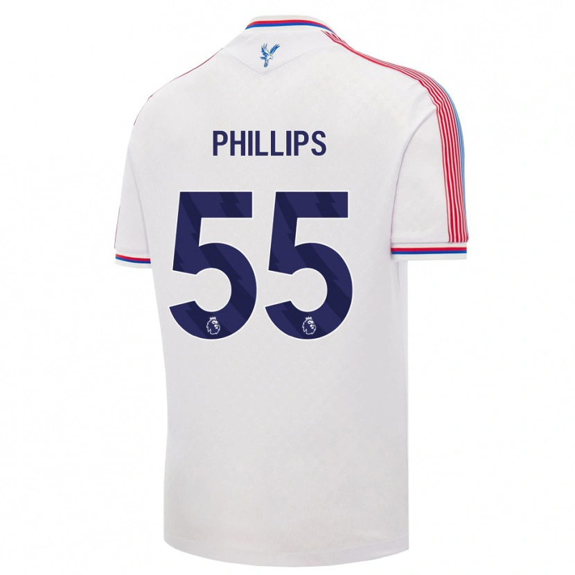 Danxen Dámské Killian Phillips #55 Bílá Červená Modrá Domů Hráčské Dresy 2026/27 Dres