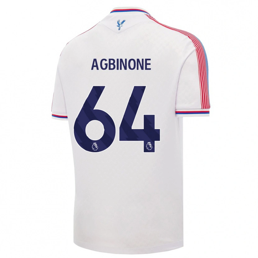 Danxen Dámské Asher Agbinone #64 Bílá Červená Modrá Domů Hráčské Dresy 2026/27 Dres