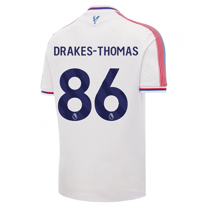 Danxen Dámské Joél Drakes-Thomas #86 Bílá Červená Modrá Domů Hráčské Dresy 2026/27 Dres