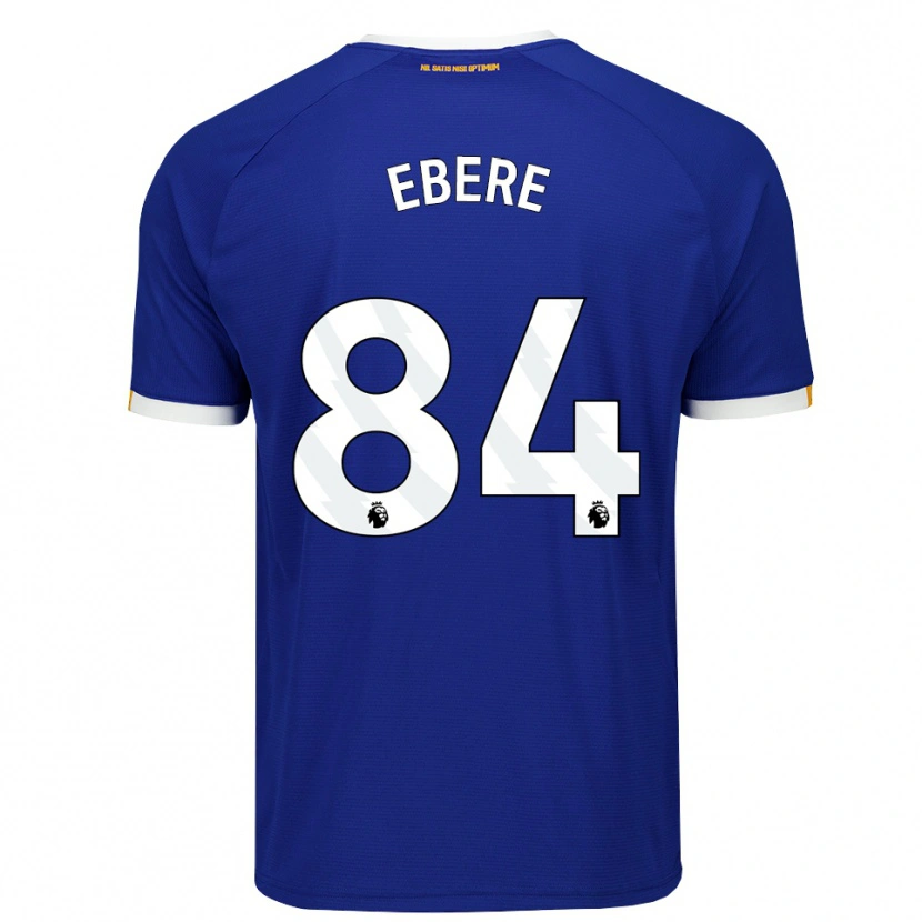 Danxen Dámské Coby Ebere #84 Modrá Bílá Žlutá Domů Hráčské Dresy 2026/27 Dres