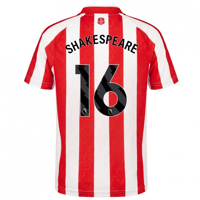 Danxen Dámské Caleb Shakespeare #16 Červená Bílá Černá Domů Hráčské Dresy 2026/27 Dres