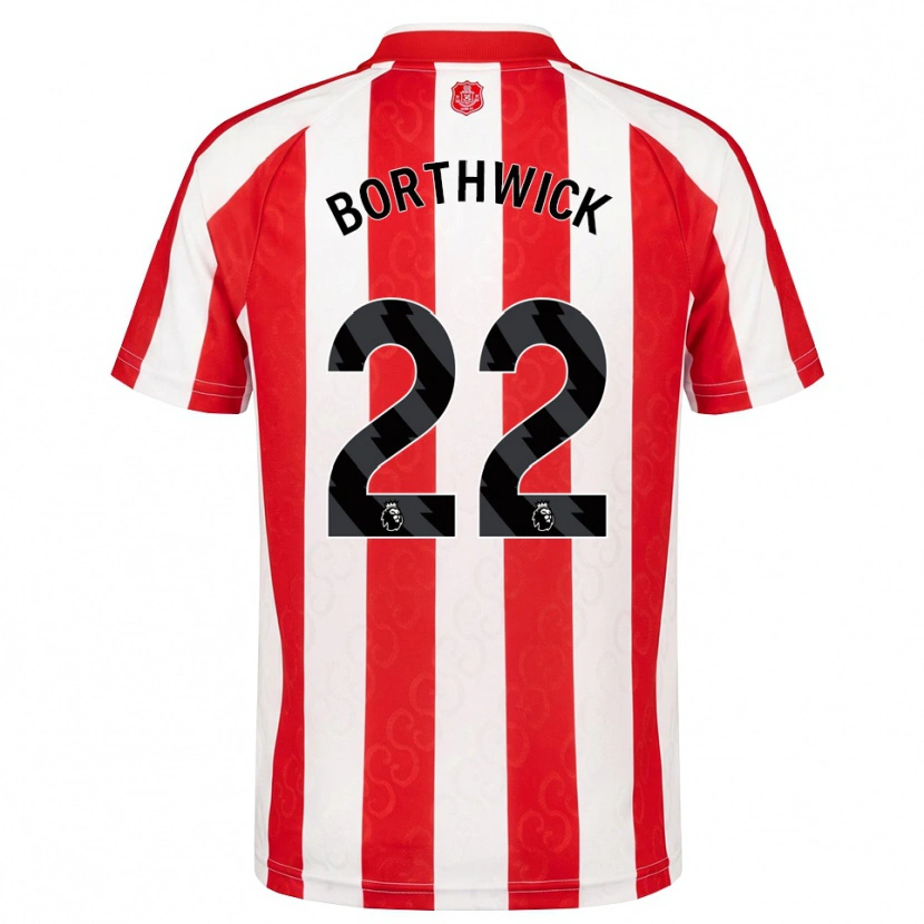 Danxen Dámské Megan Borthwick #22 Červená Bílá Černá Domů Hráčské Dresy 2026/27 Dres