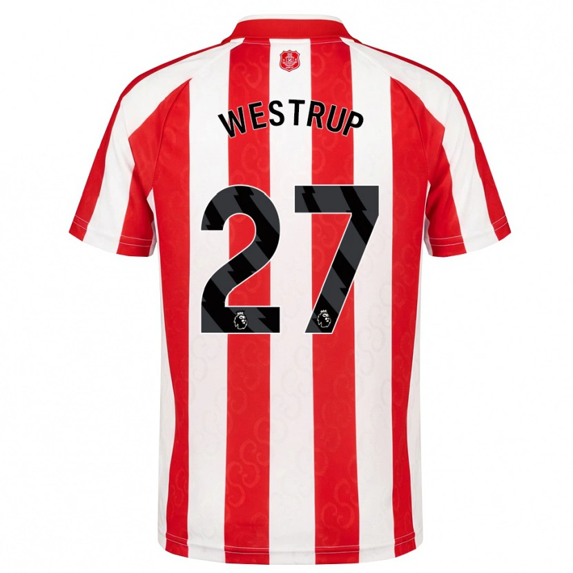 Danxen Dámské Brianna Westrup #27 Červená Bílá Černá Domů Hráčské Dresy 2026/27 Dres