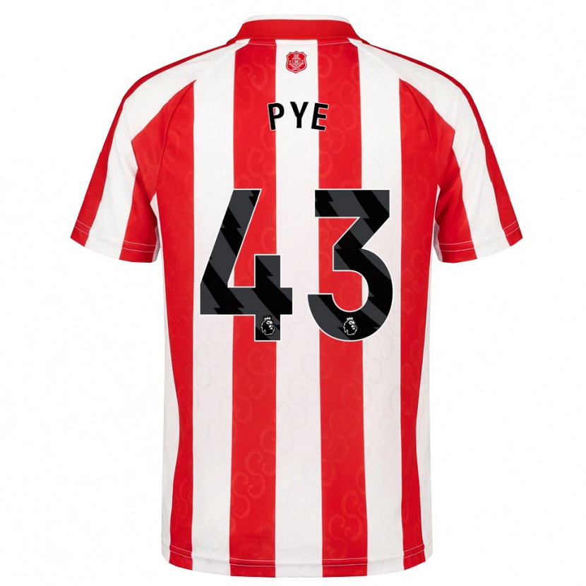 Danxen Dámské Connor Pye #43 Červená Bílá Černá Domů Hráčské Dresy 2026/27 Dres