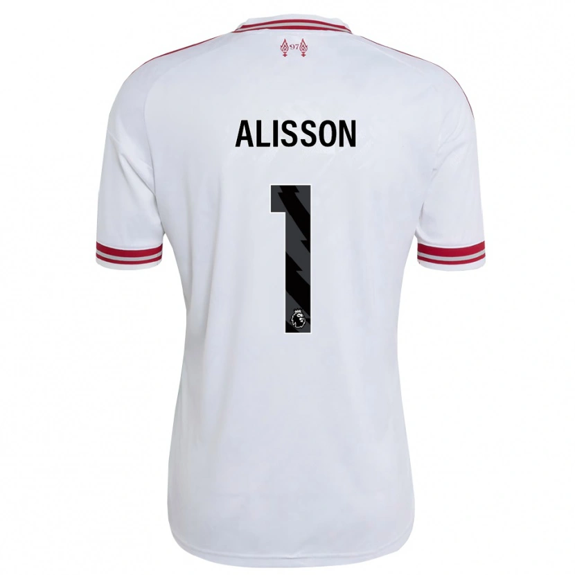 Danxen Dámské Alisson Ramses Becker #1 Červená Bílá Daleko Hráčské Dresy 2026/27 Dres