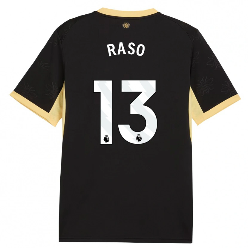 Danxen Dámské Hayley Raso #13 Černá Žlutá Daleko Hráčské Dresy 2026/27 Dres