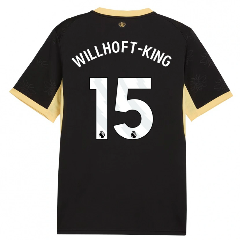 Danxen Dámské Han Willhoft-King #15 Černá Žlutá Daleko Hráčské Dresy 2026/27 Dres