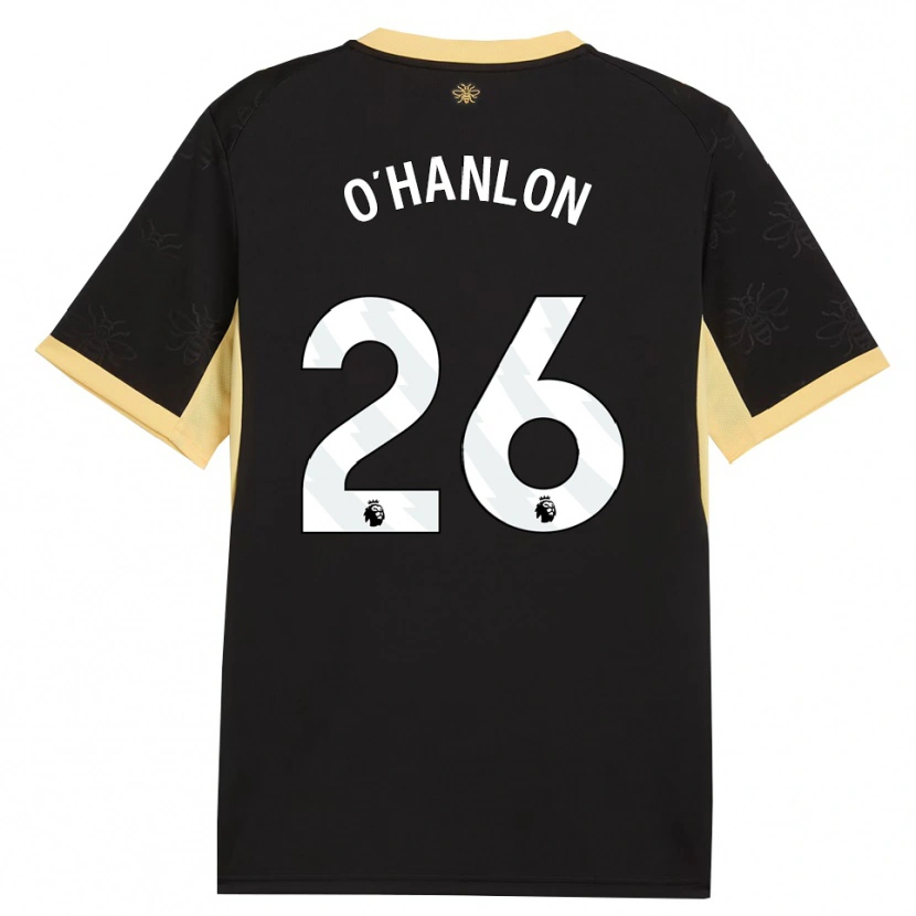 Danxen Dámské Tara O'hanlon #26 Černá Žlutá Daleko Hráčské Dresy 2026/27 Dres