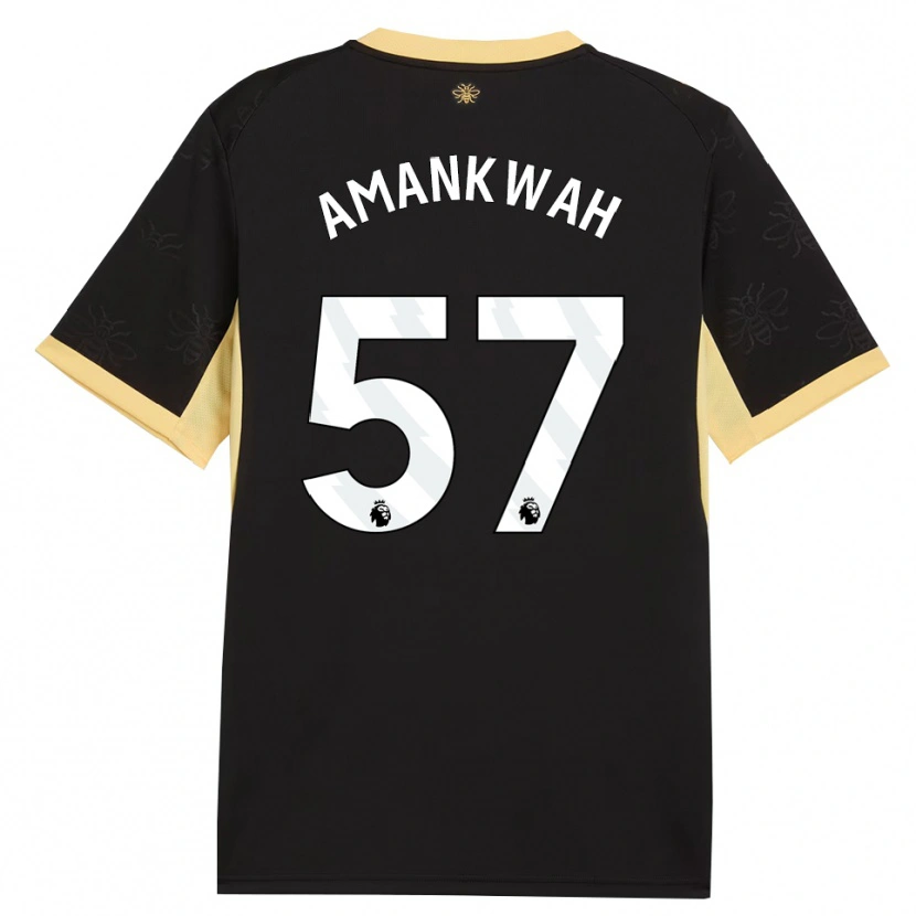 Danxen Dámské Yeboah Amankwah #57 Černá Žlutá Daleko Hráčské Dresy 2026/27 Dres