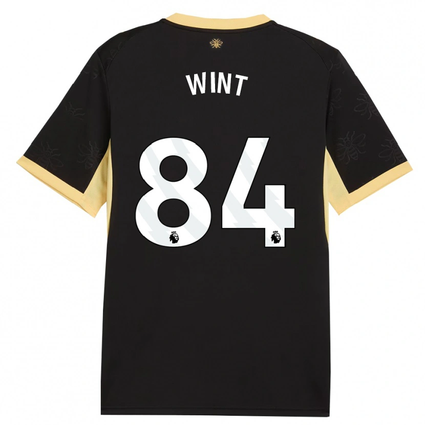 Danxen Dámské Jack Wint #84 Černá Žlutá Daleko Hráčské Dresy 2026/27 Dres