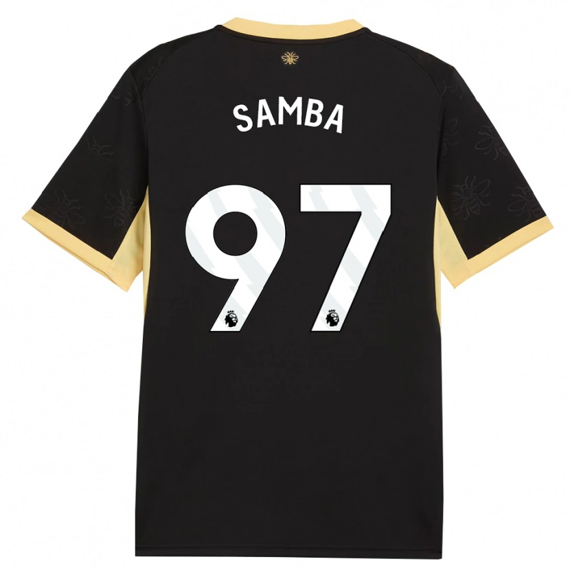 Danxen Dámské Tyrone Samba #97 Černá Žlutá Daleko Hráčské Dresy 2026/27 Dres