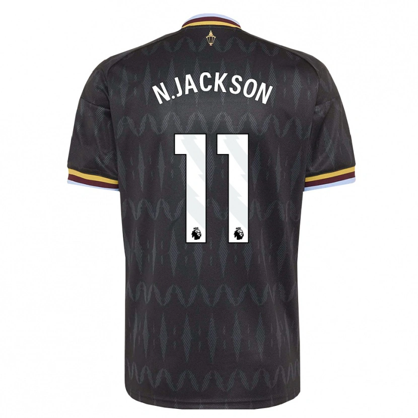 Danxen Dámské Nicolas Jackson #11 Modrá Chodníčková Černá Žlutá Daleko Hráčské Dresy 2026/27 Dres