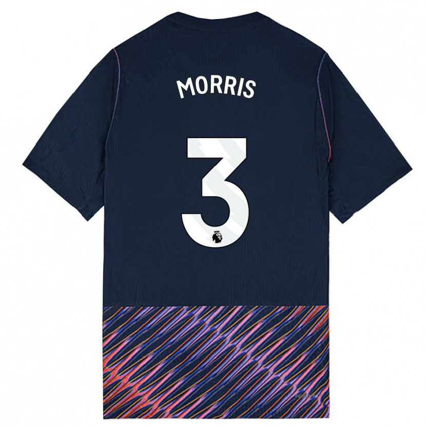 Danxen Dámské Ella Morris #3 Královská Modř Bílá Daleko Hráčské Dresy 2026/27 Dres