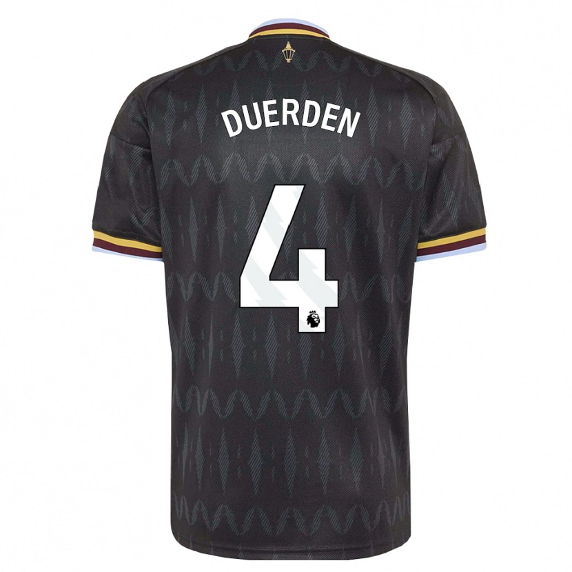 Danxen Dámské Archie Duerden #4 Modrá Chodníčková Černá Žlutá Daleko Hráčské Dresy 2026/27 Dres
