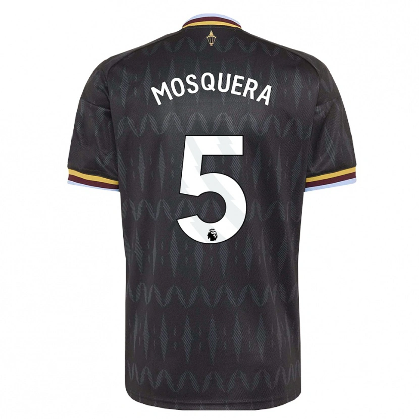 Danxen Dámské Yeimar Mosquera #5 Modrá Chodníčková Černá Žlutá Daleko Hráčské Dresy 2026/27 Dres