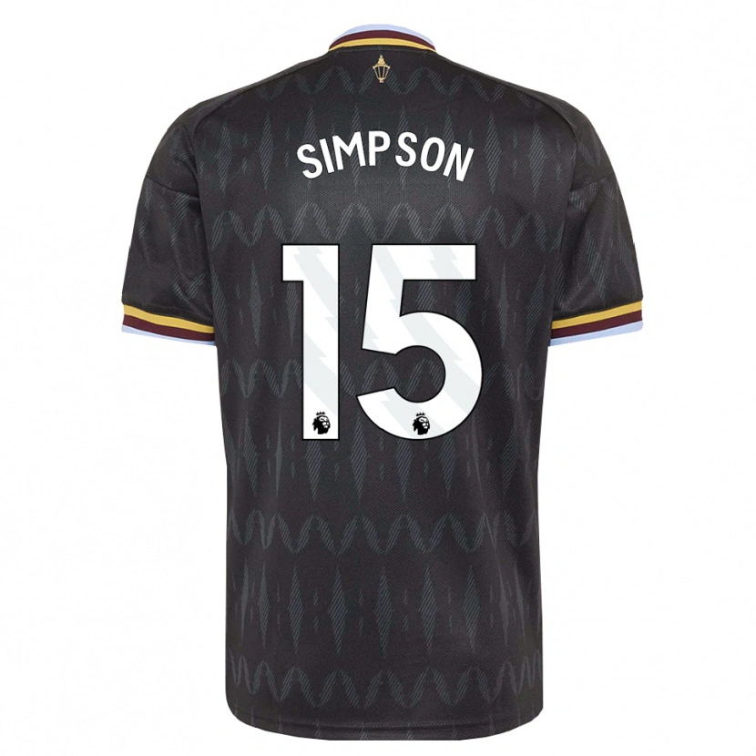 Danxen Dámské Ewan Simpson #15 Modrá Chodníčková Černá Žlutá Daleko Hráčské Dresy 2026/27 Dres