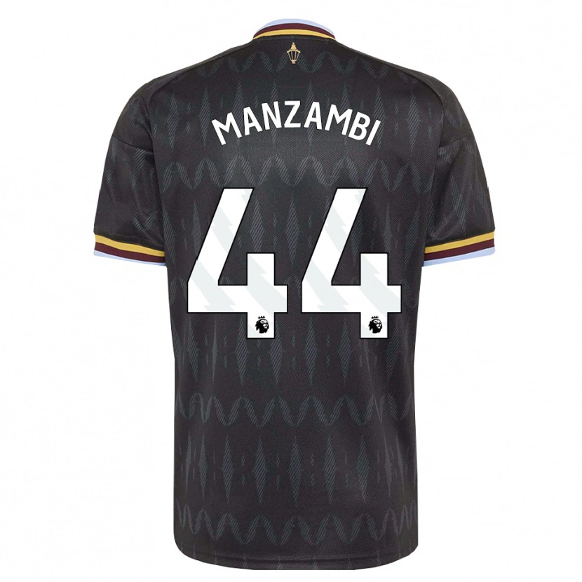 Danxen Dámské Johan Manzambi #44 Modrá Chodníčková Černá Žlutá Daleko Hráčské Dresy 2026/27 Dres