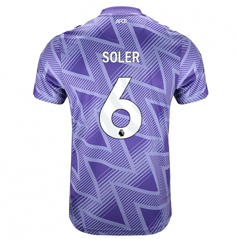 Danxen Dámské Julio Soler #6 Světle Fialově Červená Bílá Daleko Hráčské Dresy 2026/27 Dres
