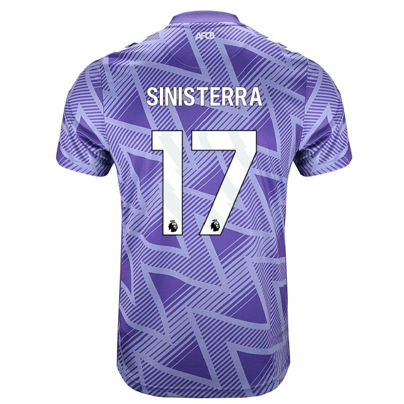 Danxen Dámské Luis Sinisterra #17 Světle Fialově Červená Bílá Daleko Hráčské Dresy 2026/27 Dres