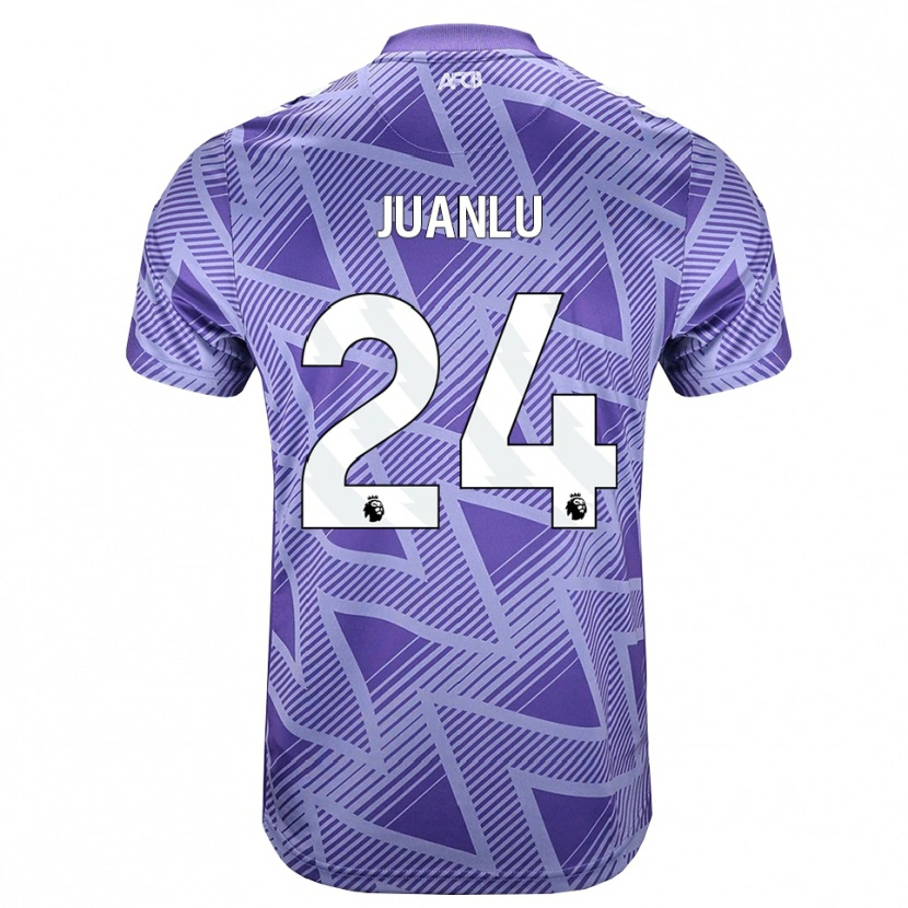 Danxen Dámské Juanlu Sánchez #24 Světle Fialově Červená Bílá Daleko Hráčské Dresy 2026/27 Dres