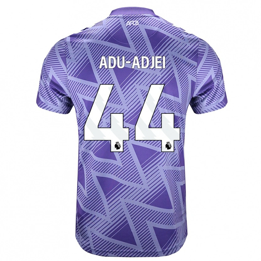 Danxen Dámské Daniel Adu-Adjei #44 Světle Fialově Červená Bílá Daleko Hráčské Dresy 2026/27 Dres
