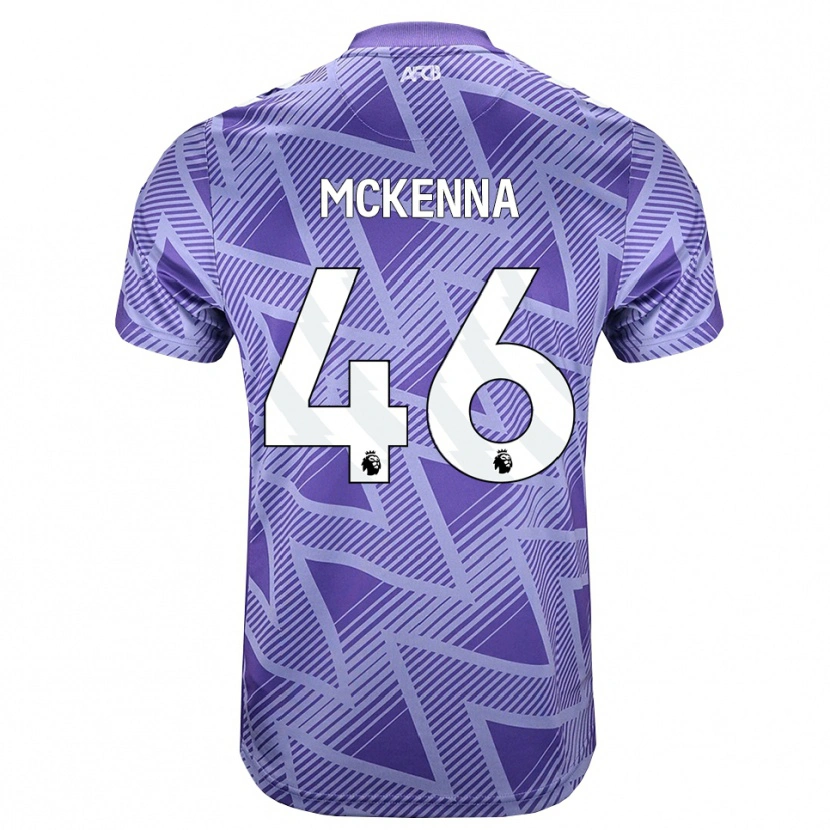 Danxen Dámské Callan Mckenna #46 Světle Fialově Červená Bílá Daleko Hráčské Dresy 2026/27 Dres