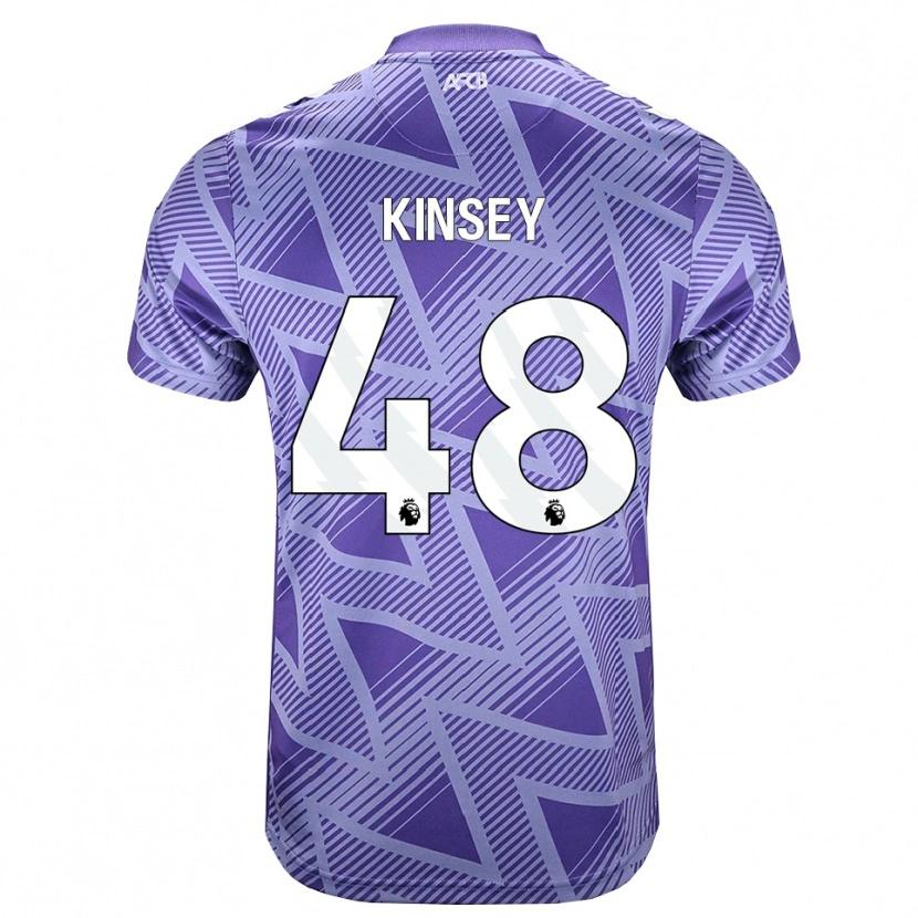 Danxen Dámské Max Kinsey #48 Světle Fialově Červená Bílá Daleko Hráčské Dresy 2026/27 Dres