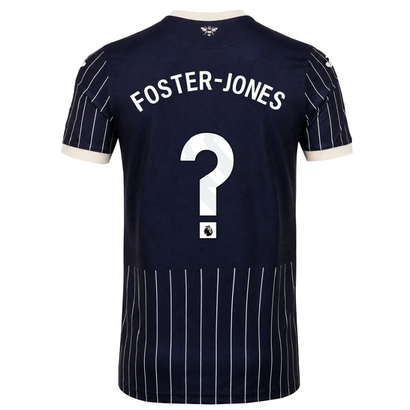 Danxen Dámské Ellis Foster-Jones #0 Černá Bílá Daleko Hráčské Dresy 2026/27 Dres