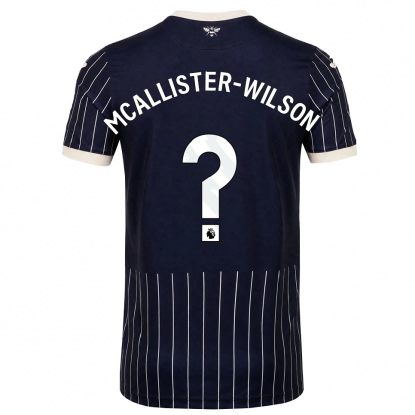 Danxen Dámské Zack Mcallister-Wilson #0 Černá Bílá Daleko Hráčské Dresy 2026/27 Dres