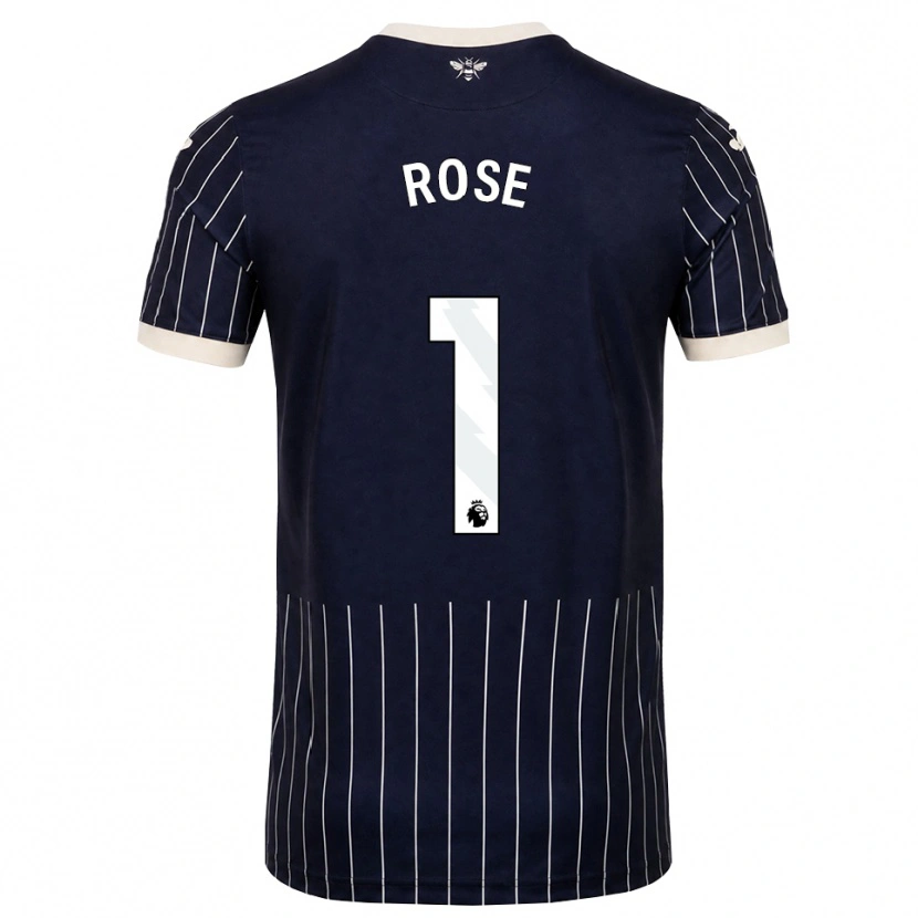 Danxen Dámské Reggie Rose #1 Černá Bílá Daleko Hráčské Dresy 2026/27 Dres